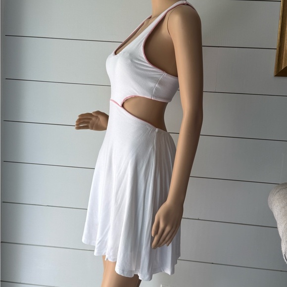 Victoria Secret Soft Jersey Padded Cut-Out Tennis Dress Sz S/P - Picture 3 of 6